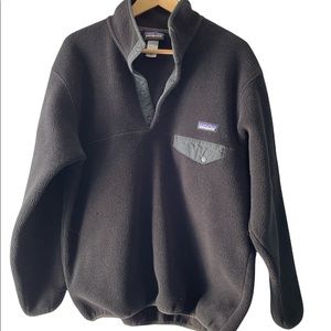 Patagonia Men’s Medium Black Synchilla Pull Over
